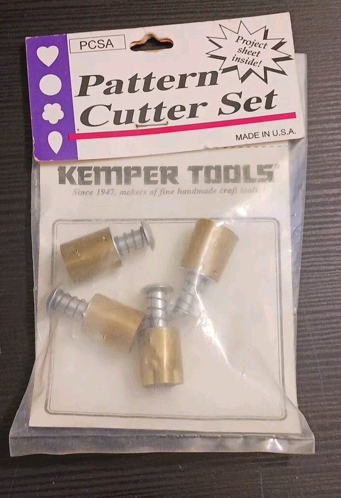 Kemper Tools Clay Cutters Pattern Cutter Set 3/4" Basic Set Made in USA