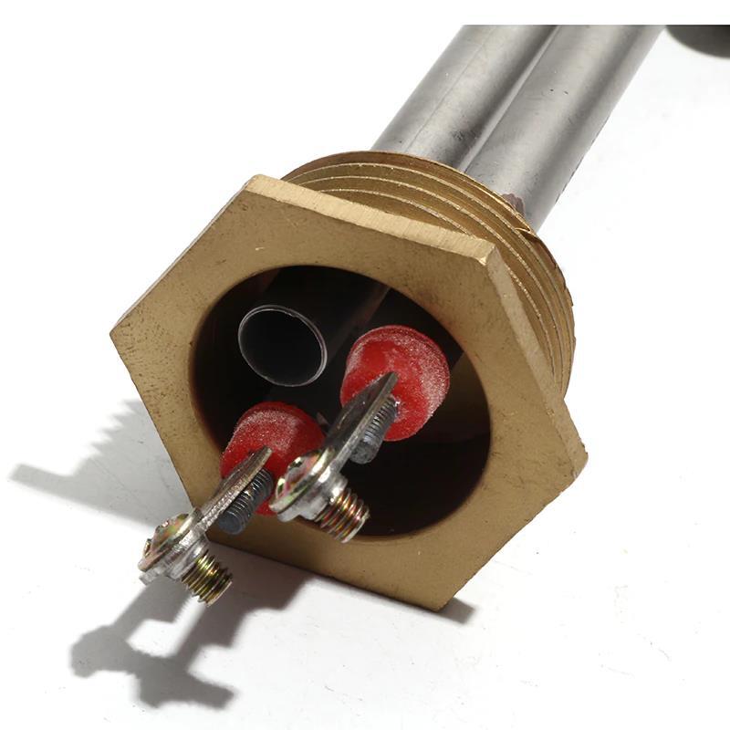 Solar Water Heating Element Probe Hole 201SUS 1" BSP Tube 1-4KW Thread 110-220V