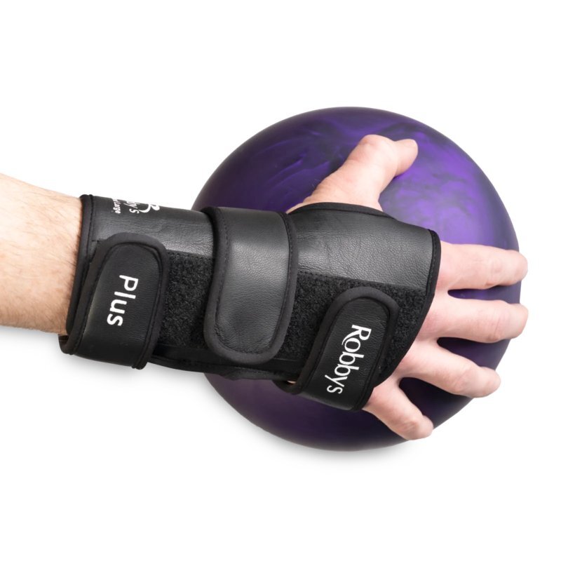 Robby's Leather Plus Bowling Wrist Support Black