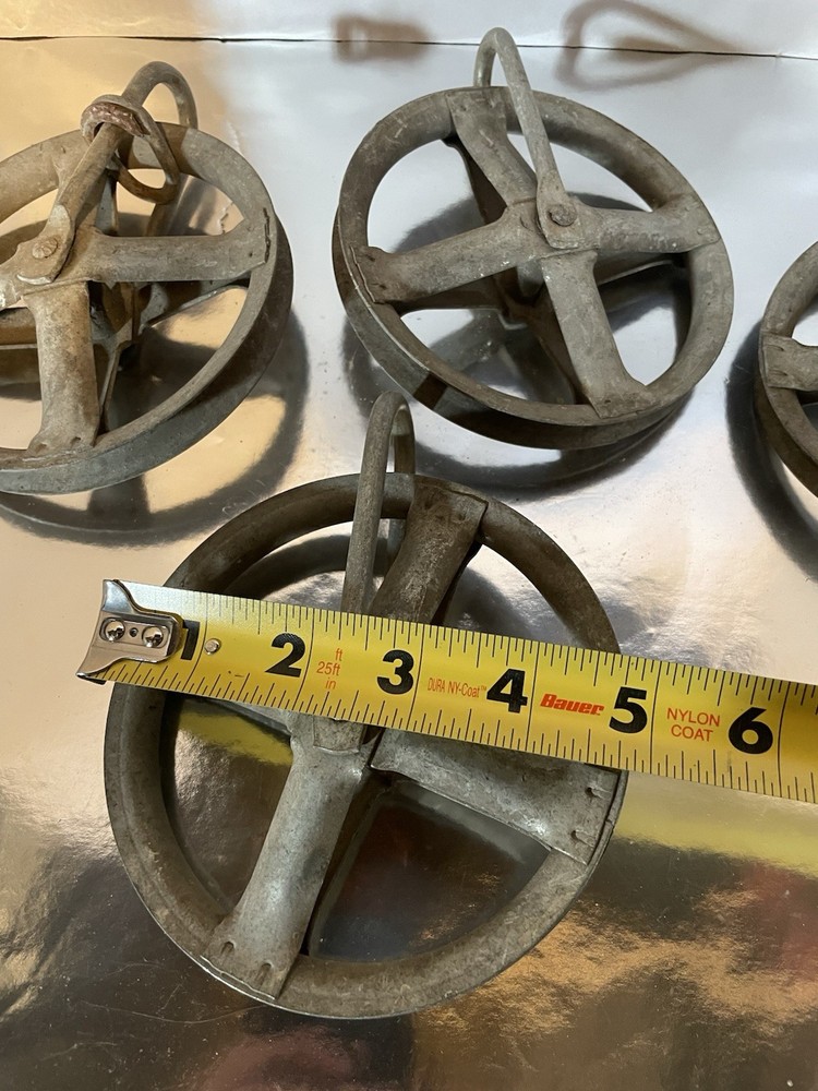 4 Total, 5” Pulleys