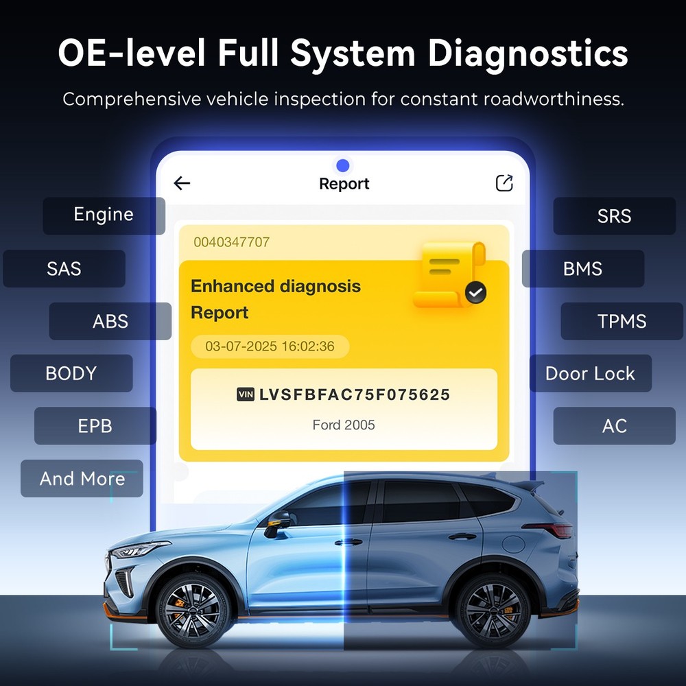 MUCAR BT200 MAX Auto OBD2 Scanner Full System AI Diagnostic Tool For Android/IOS