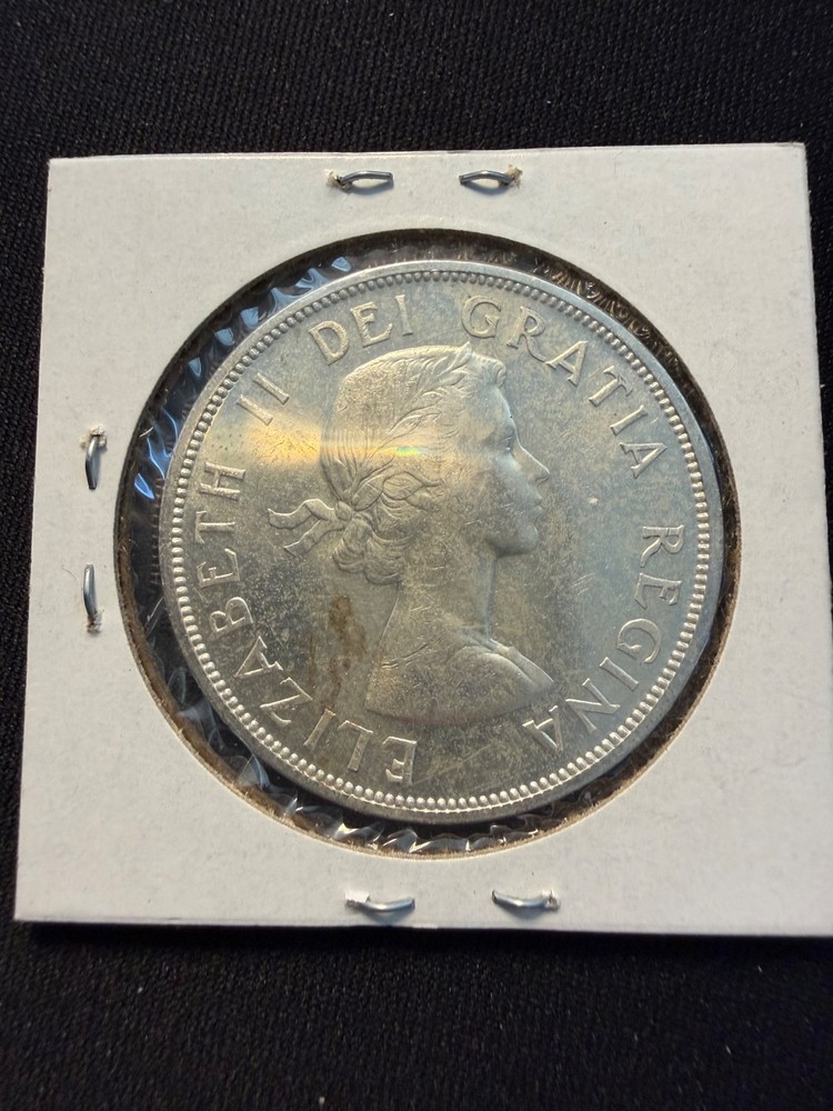 1958 Canadian Silver Dollar Coin