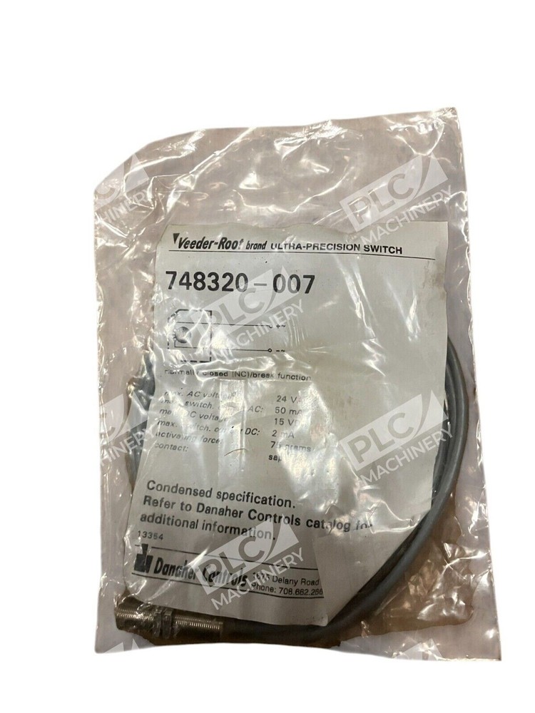 Danaher Controls Veeder-Root Ultra Precision Switch 7438320-007