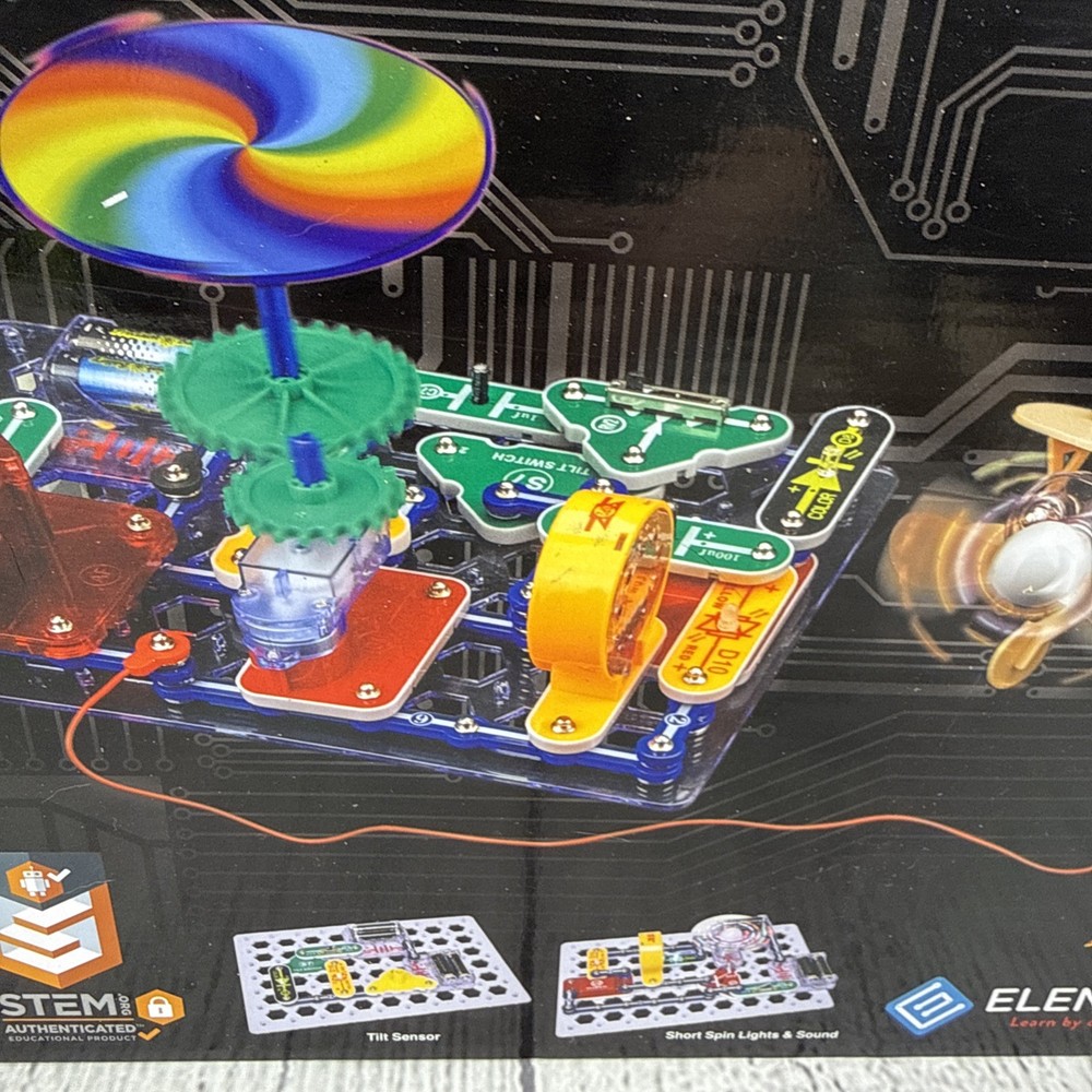 NIB Snap Circuits Large Multi Color Science Kit 165 Projects STEM Learning Fun