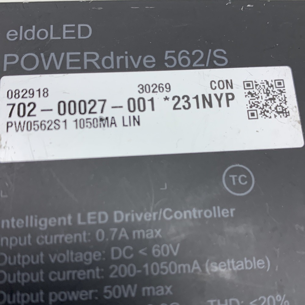 eldoLED Powerdrive 562/S Intelligent LED Driver/Controller 1050mA 60VDC 50W