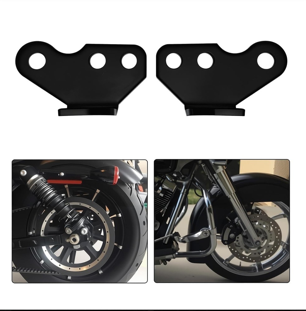 Adjustable 1-2" Rear Lowering Kit Compatible with Harley Touring Models 1993-...
