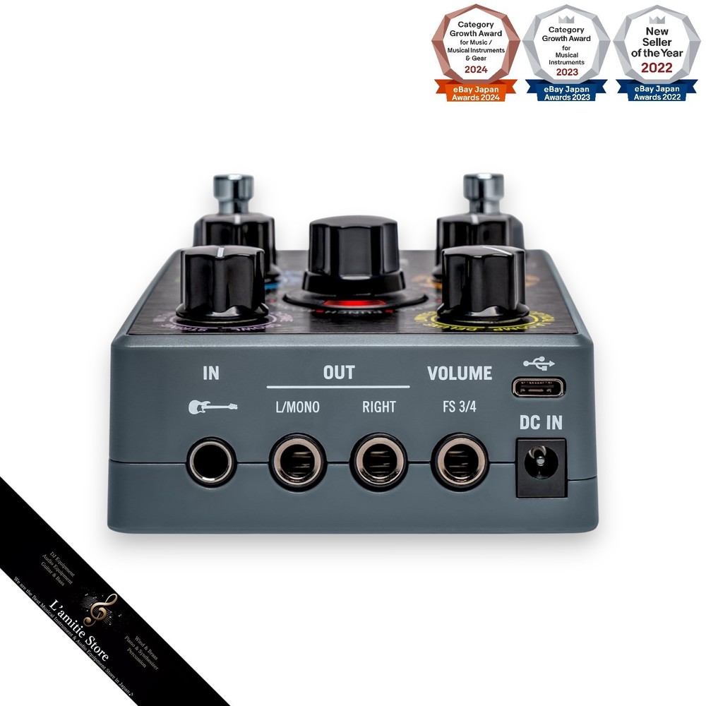 Line 6 POD Express Bass Effects Processor Black Amp Simulator Foot switch Tested