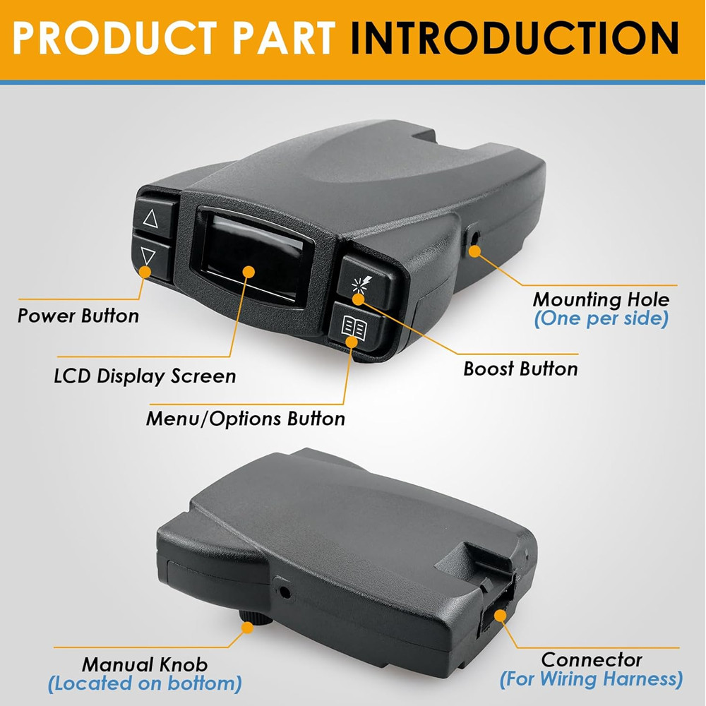 P3 Prodigy 90195 Electric Universal Trailer Brake Control Module Controller Box
