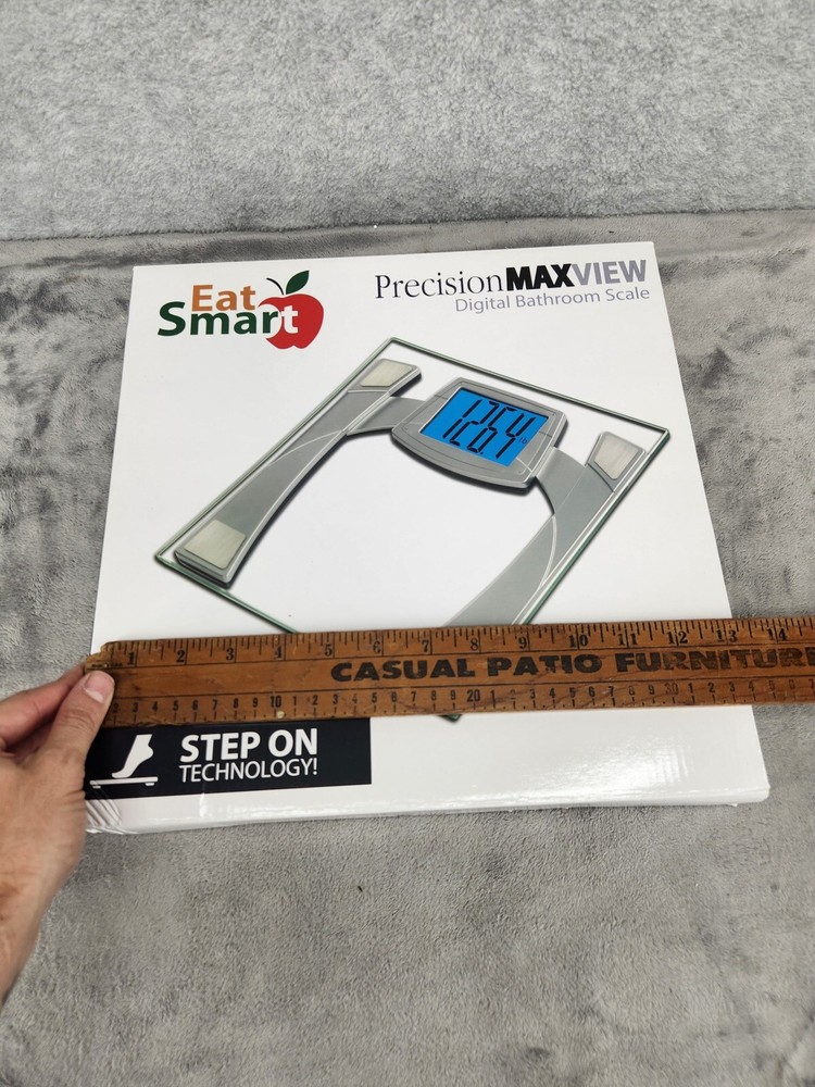 Eat Smart Precision MaxView Digital Bathroom Scale With 4.5" Backlit LCD Display