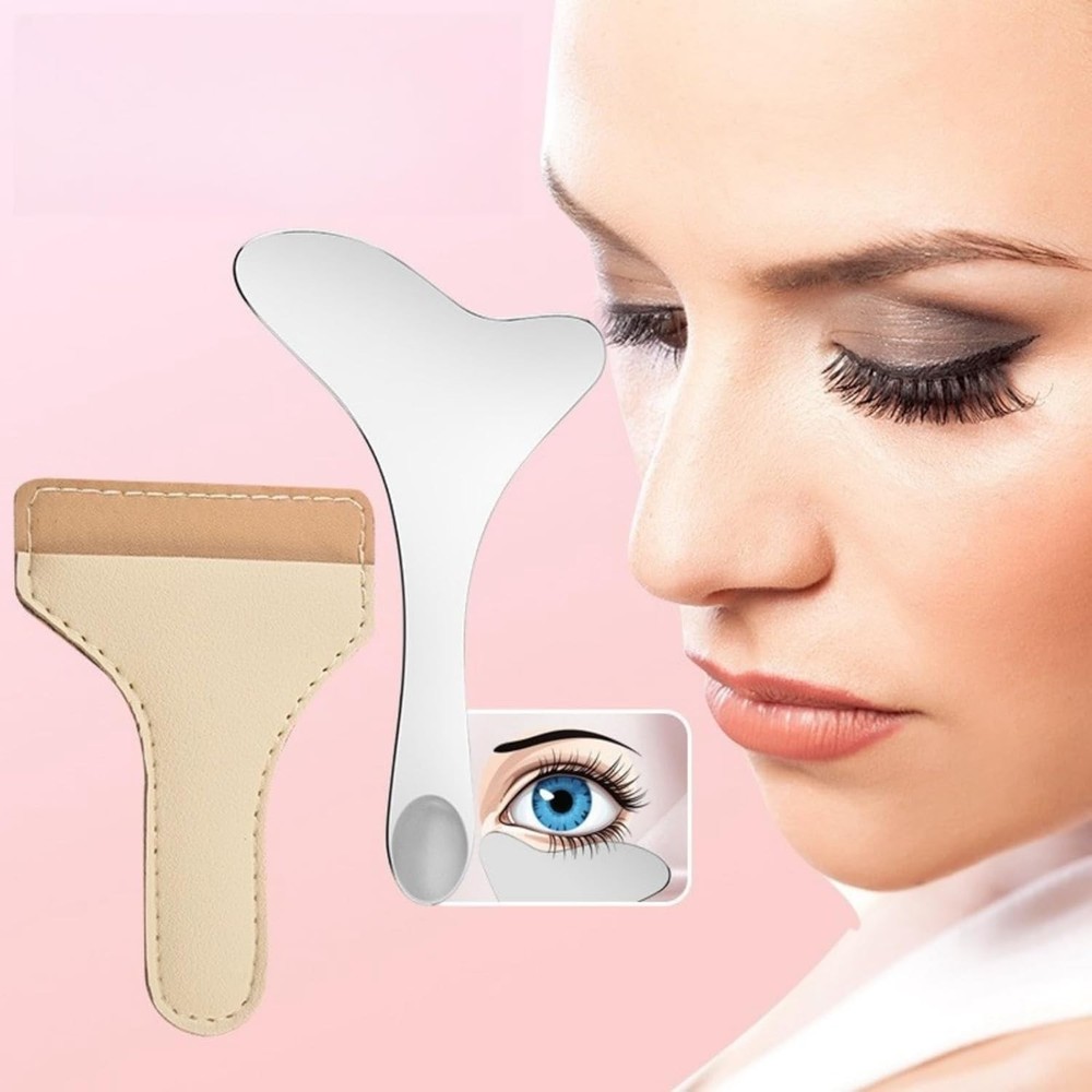 Stainless Steel Makeup Template Guide for Makeup Application - 2 PACK