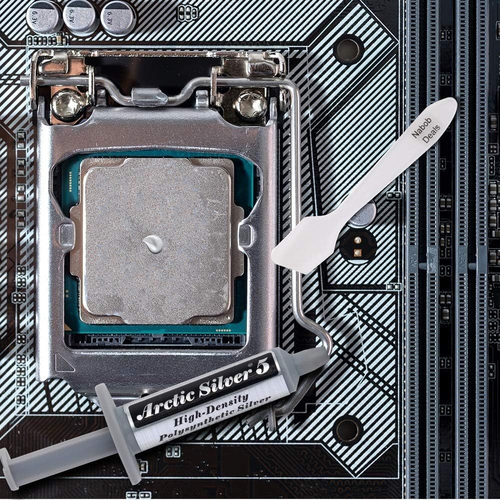 Thermal compound paste high density silver 3 point five gram