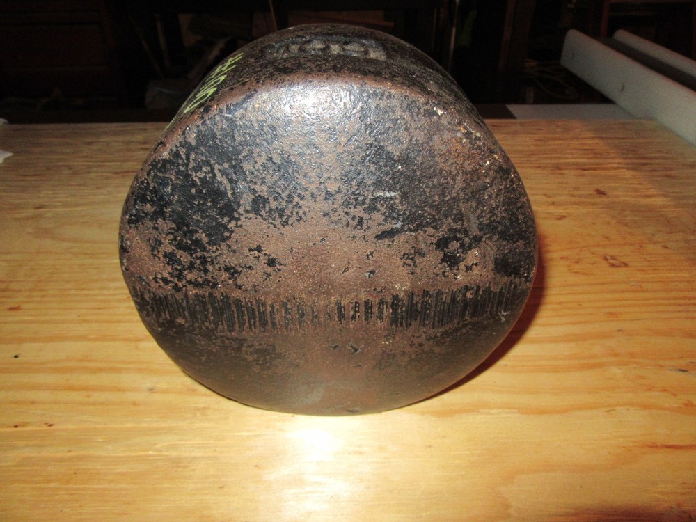 YORK Roundhead Half 100 Pound Blob Grip Number Side 2nd Generation