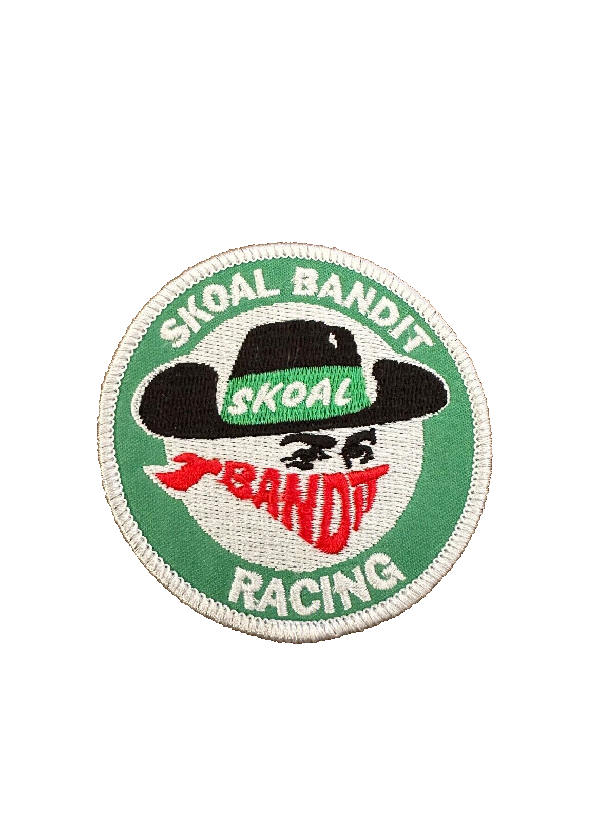 VINTAGE STYLE SKOAL BANDIT RACING EMBROIDERED IRON-ON PATCH...