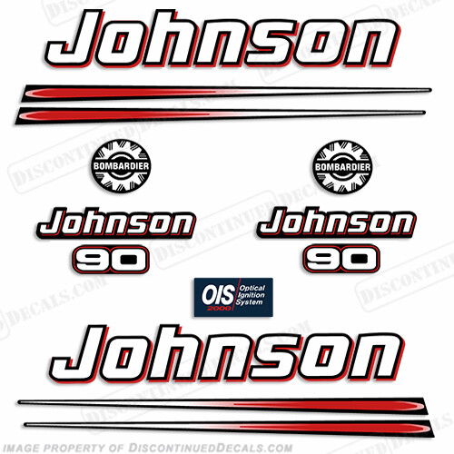Fits Johnson 90hp 2004 Decals