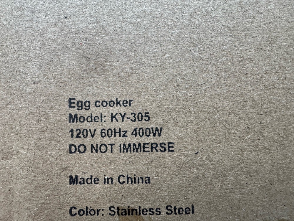 Evoloop Precision Egg Cooker KY-305 6-Egg Capacity 400W – New Sealed Box