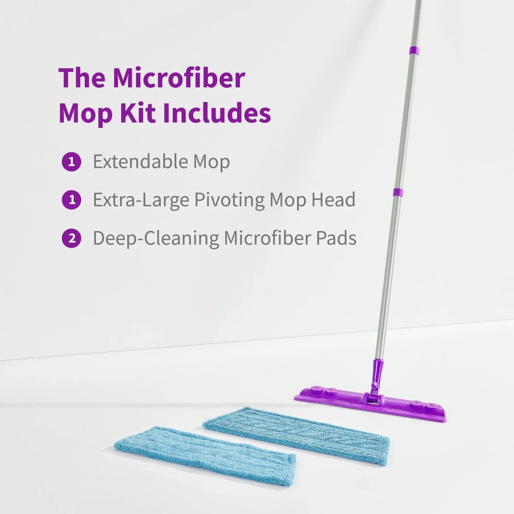 Rejuvenate Microfiber Mop Kit with Reusable Pad, 1 Count