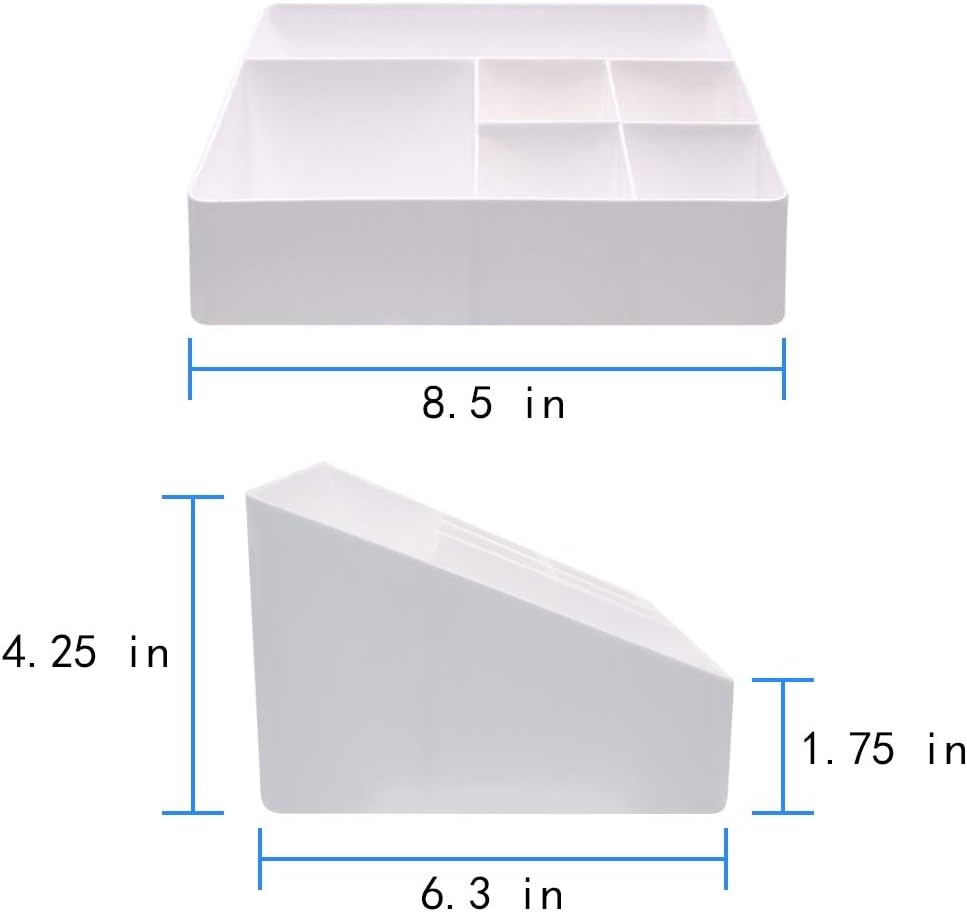 Granvela Home Organizer Bedside Table Makeup White