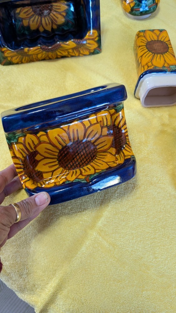 7 Piece Talavera Bathroom Set