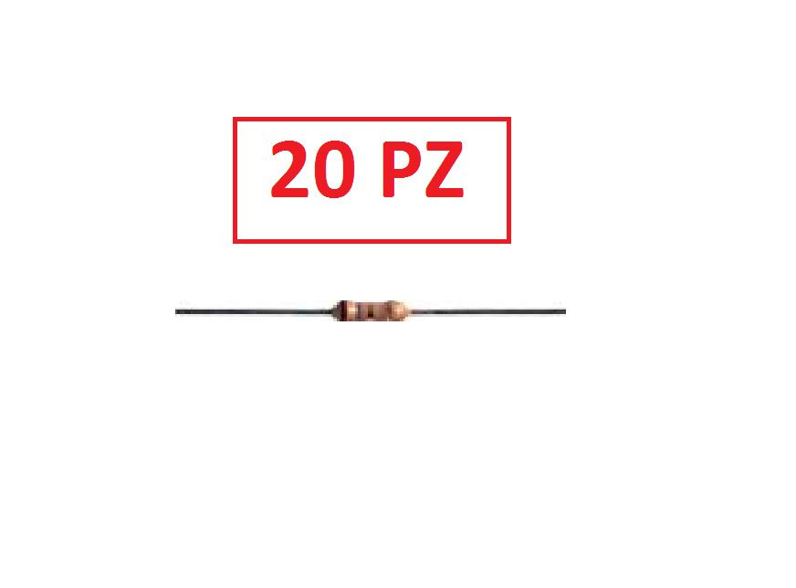 RS. RESISTANCE 1/2 W 5% 1 M ohm COAL LAYER - PACK 20 pcs