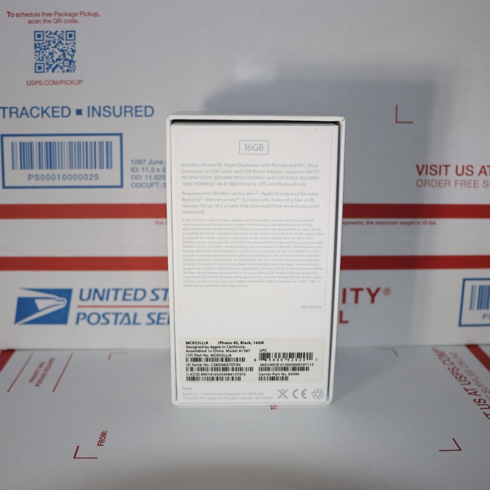 iPhone 4S 16GB White EMPTY BOX ONLY