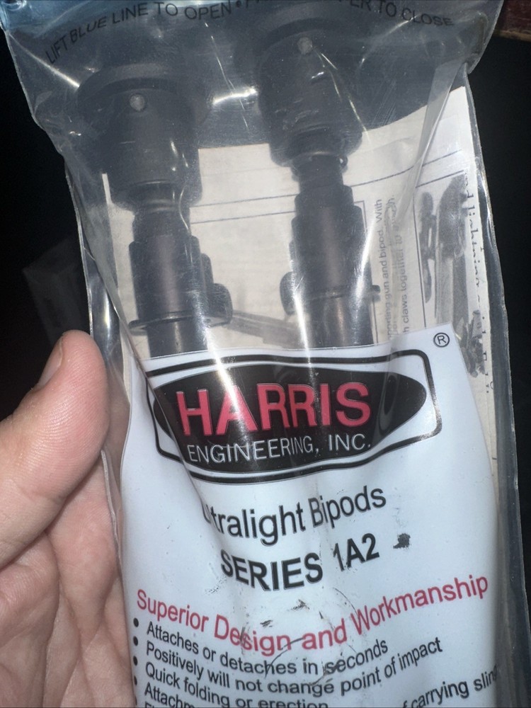 New Harris Engineering Series 1A2 Bipod Model BRM 6-9" 1A2-BRM