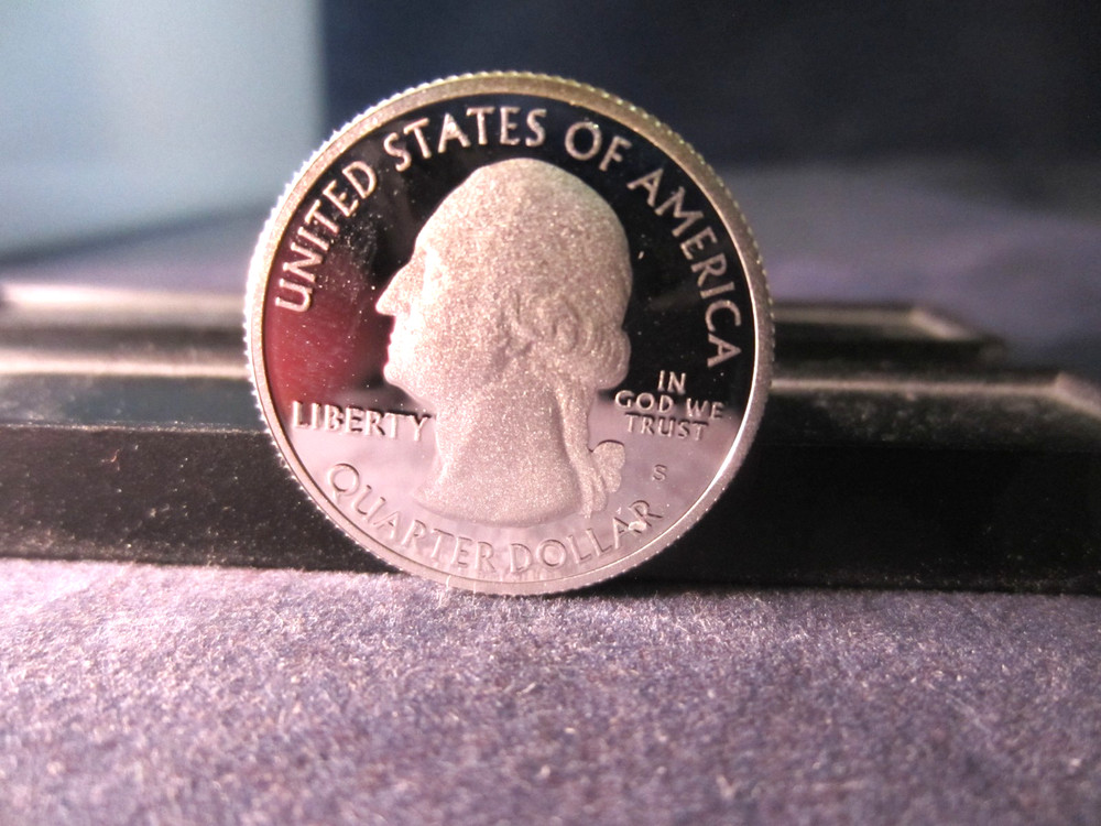 2011-S CHICKASAW Silver Quarter Deep Cameo Mirror Proof Upper Grading Ranges-MGB