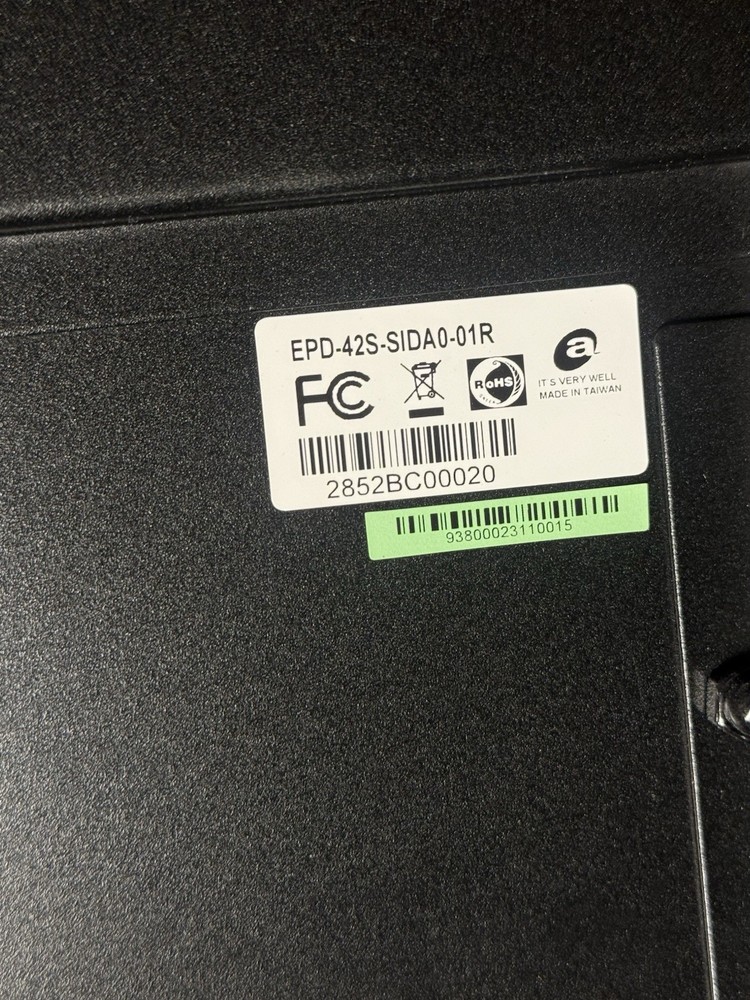 42” Authentic E - Ink display avalue