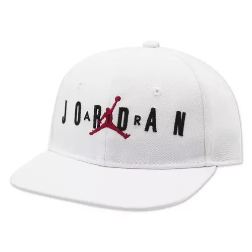 NEW Nike  Jordan White Structured Adjustable Strapback Cap Hat Youth OS