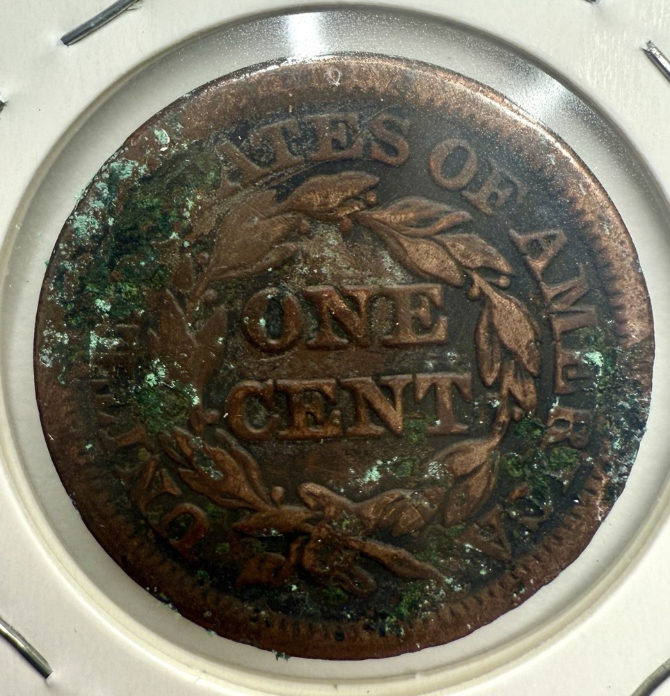 1848 Large Cent – Classic Copper with Environmental Wear