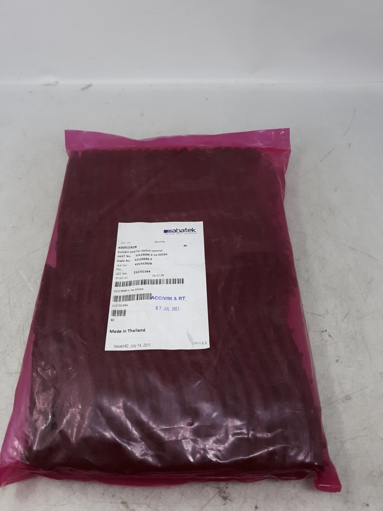 Abatek 10123684-2 Contact Pad for Switch Control - 80 Pcs