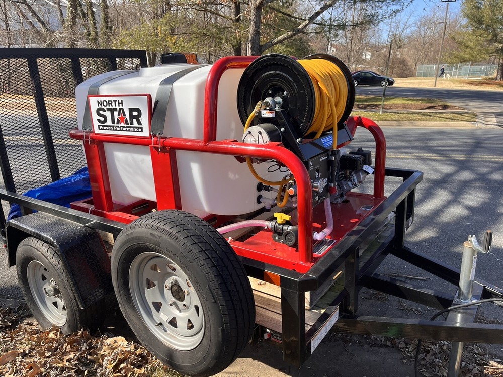 Skid Sprayer With Trailer