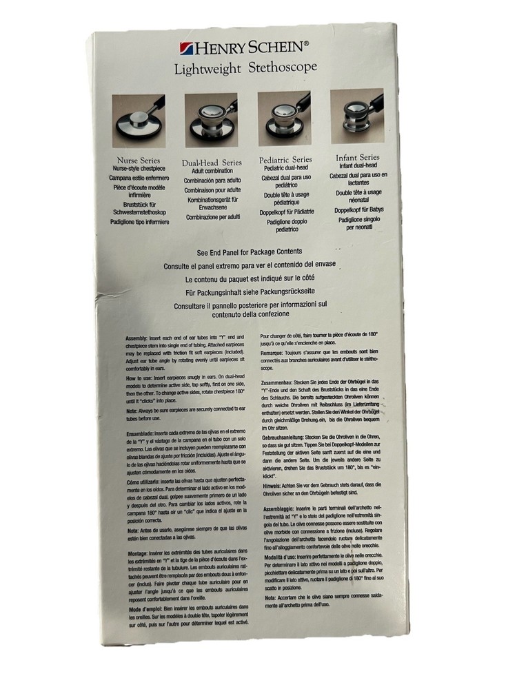 Essentials Lightweight stethoscope Henry Schein lightweight