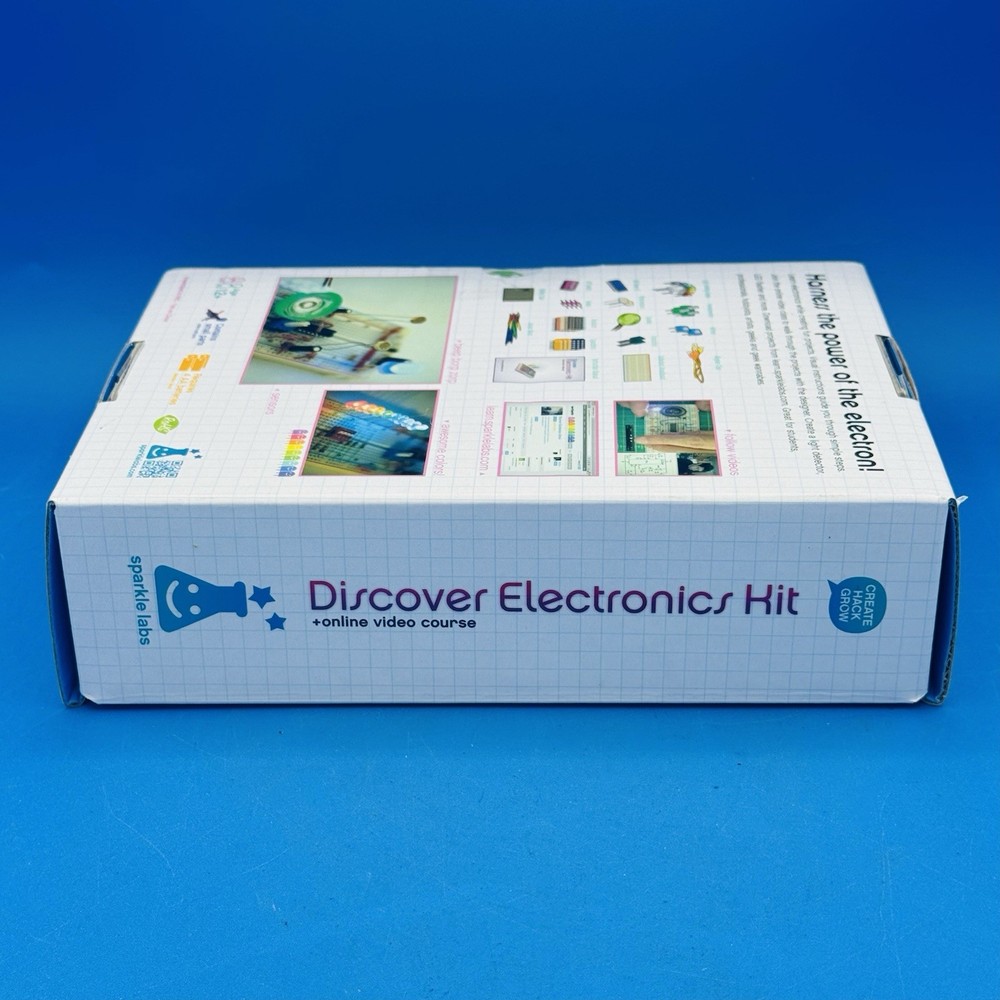 Discover Electronics Kit Sparkle Labs STEM Circuit Learning Set + Online Video