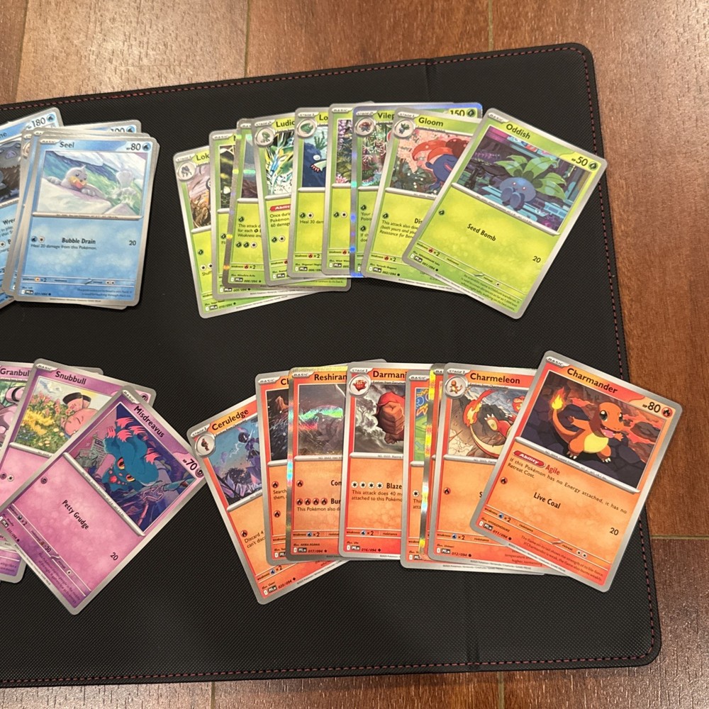 Phantasmal Flames - Complete 84 card Set - C/UC/Rare Holo + empty bundle case