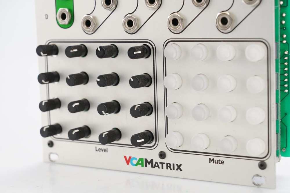 4MS VCA Matrix Eurorack Module w/ CV Patch Cables #52437