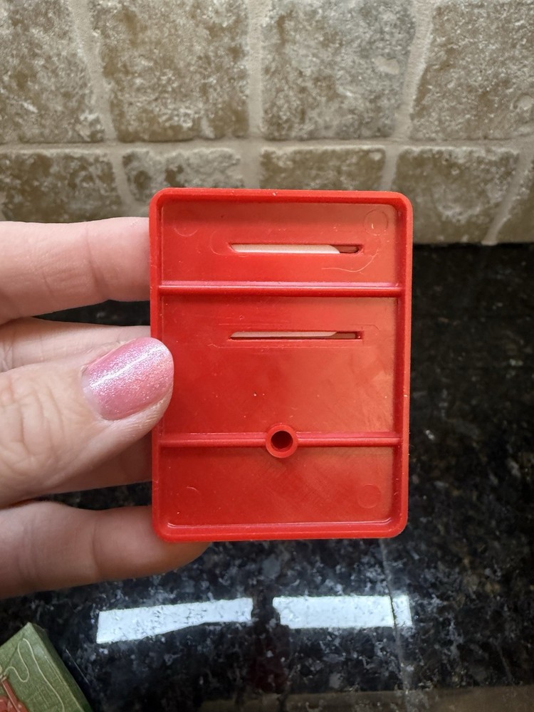 Vintage Mid-Century Plastic Witch Needle Threader Western Germany Threading Tool