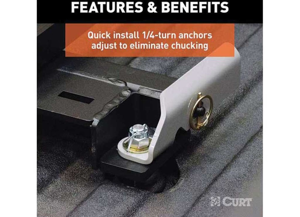Curt 16023 5th Wheel Roller Adapter For GM w/OEM Puck System