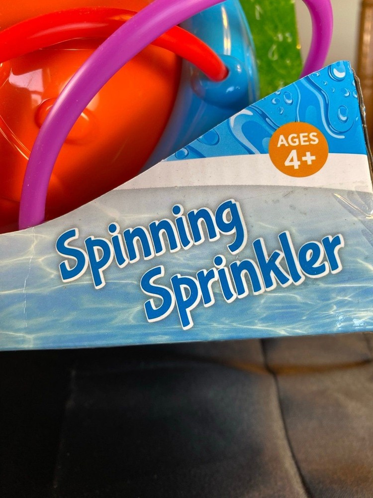 Disney Jr Mickey Mouse Mini Bubble Machine-Summer Eclipse Spinning Sprinkler NEW
