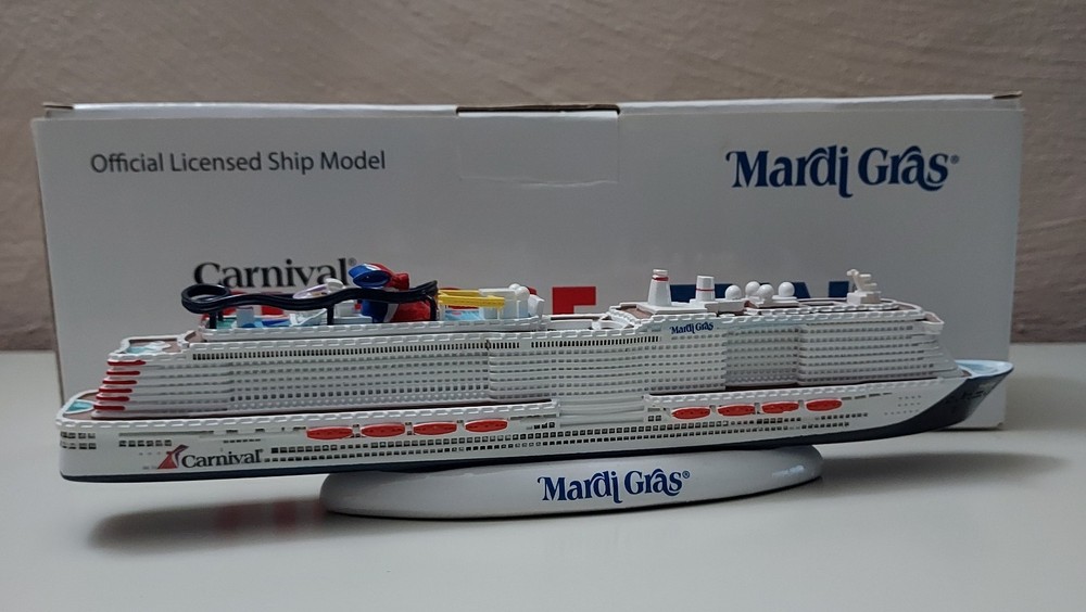 Carnival Mardi Gras Cruise Ship Model