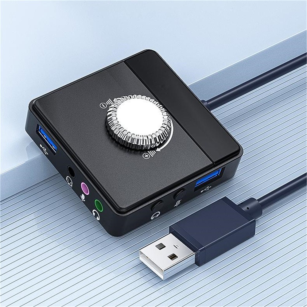 USB2.0 Sound Card Audio Adapter For Desktop Laptop Notebook Computer PC