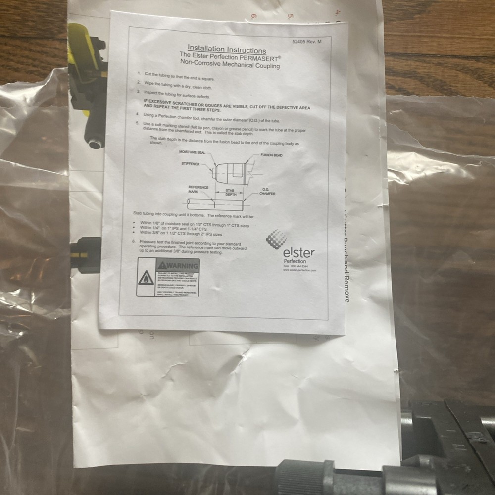 Honeywell Permalock 55953GN Tee-Mech Tapping