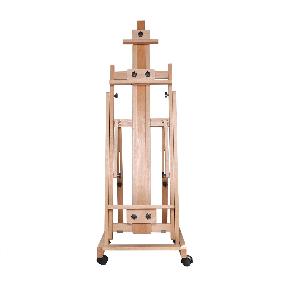 Multi-Function Art Supply Master Studio Artist Wooden Easel, H-Frame Easel USA