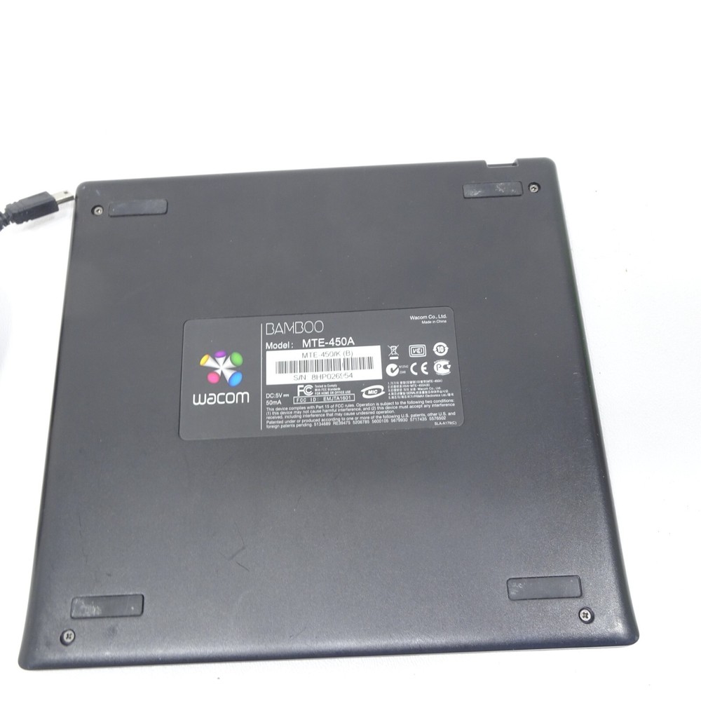 Wacom Bamboo MTE-450 Drawing Graphics Tablet - Tested No Pen