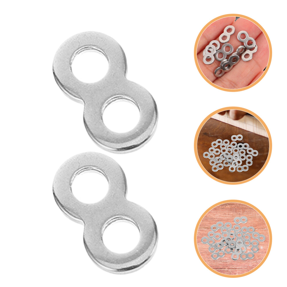 100Pcs Table Top Fasteners 8 Figure Fasteners Tabletop Fasteners Hardware