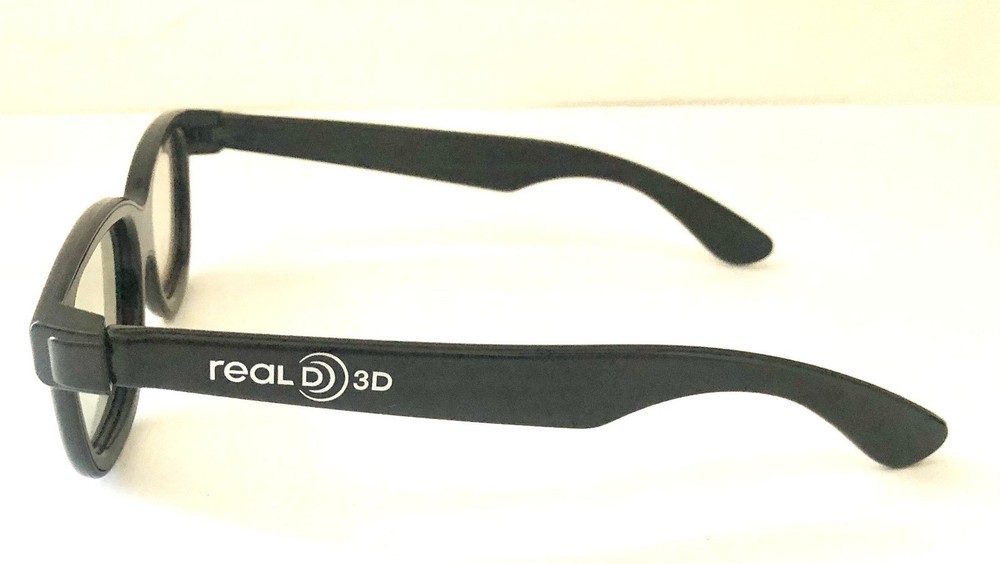1 Pair Real D 3D Glasses *Pre-Owned/Nice Condition*