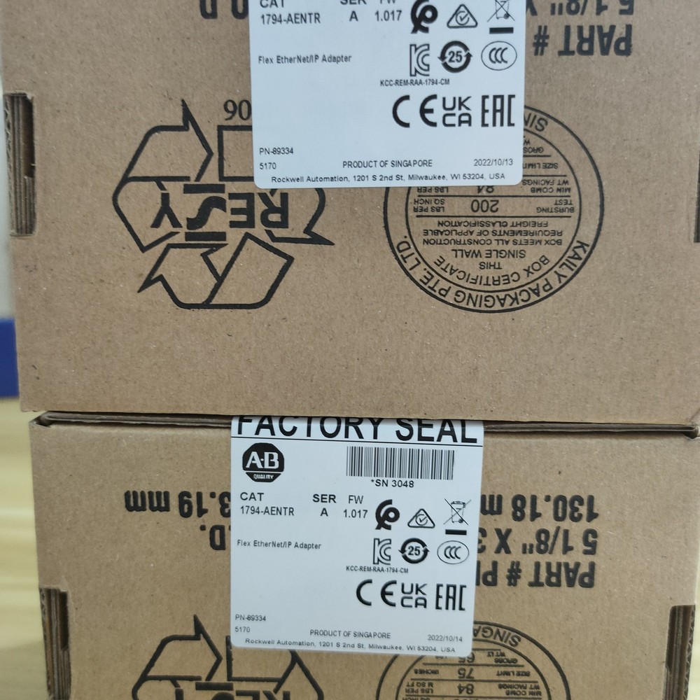 New Factory Sealed 1794-AENTR AB Flex EtherNet/IP Adapter Module PLC
