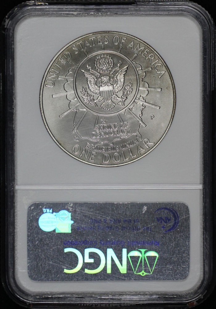 1991-P Mount Rushmore Silver Dollar Commemorative NGC MS-70