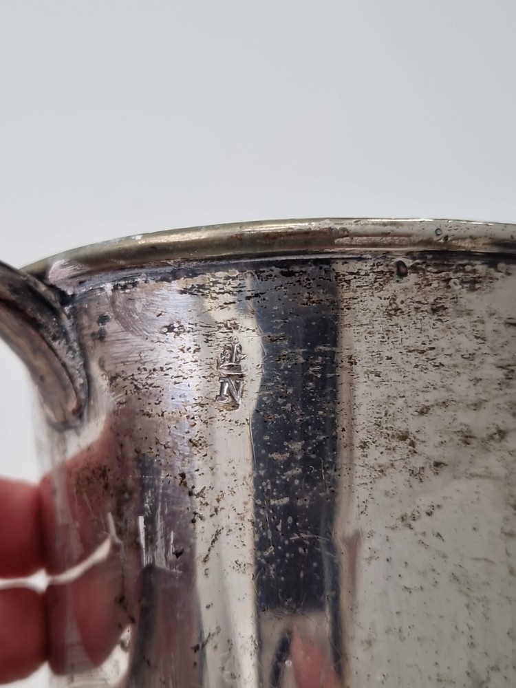 Antique Silver Plate - Two Handled Cup / Tankard