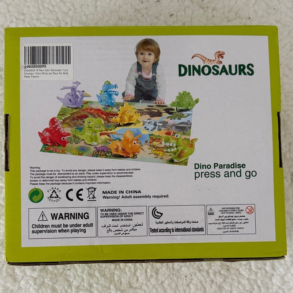 Press and Go Dinosaur Set