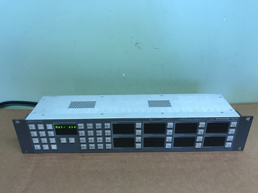 GRASS VALLEY ENC/PMB CONTROL PANEL. PN: 61009C400